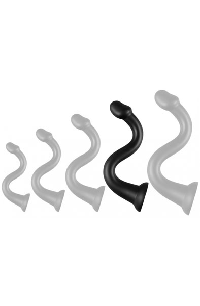 Darksil Whale Dildo XL Schwarz 48 cm - Extra langer Anal-Dildo 3