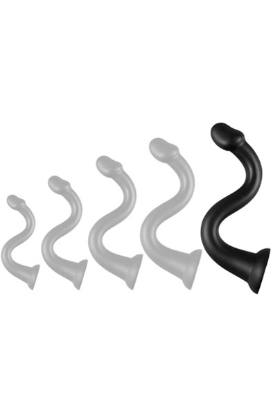 Darksil Whale Dildo XXL Schwarz 55 cm - Extra langer Anal-Dildo 3