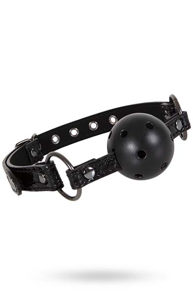 Diabolique Ballknebel Schwarz - Knebelball 2