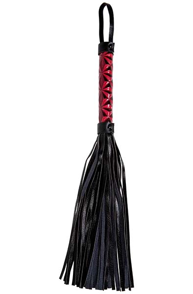 Diabolique Dunkler Flogger Rot - Flogger 1