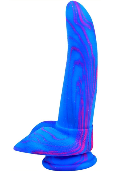 Dildo Banadick Blau-Pink 21cm - Drachen-Dildo 1
