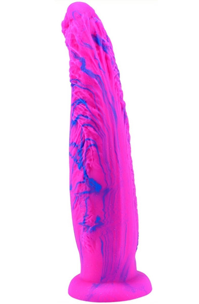 Dildo Koal Pink-Blau 28 cm - Drachen-Dildo 1