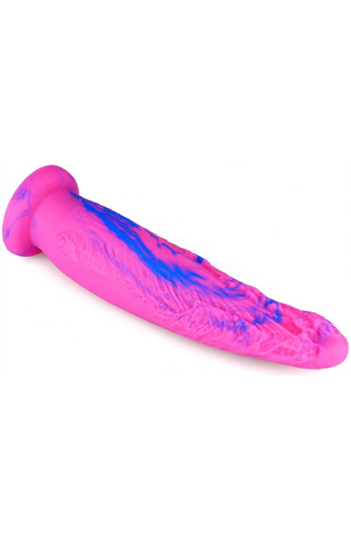 Dildo Koal Pink-Blau 28 cm - Drachen-Dildo 3