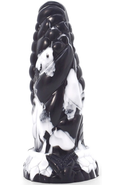 Dildo Pythor Schwarz-Weiß 23 cm - Drachen-Dildo 2