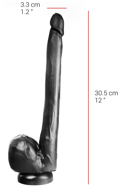 Dildorama 515 Black Line Schwarz 30,5 cm - Dildo 2