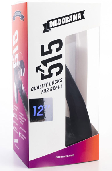 Dildorama 515 Black Line Schwarz 30,5 cm - Dildo 3