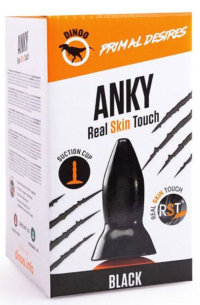 Dinoo Primal Anky Schwarz 21 cm - XL Buttplug 3