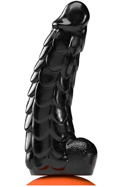 Dinoo Primal Bronto Schwarz 31 cm - Drachen-Dildo 2