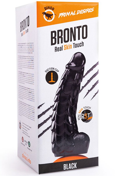 Dinoo Primal Bronto Schwarz 31 cm - Drachen-Dildo 3