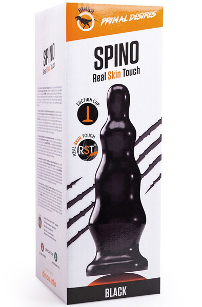 Dinoo Primal Spino Schwarz 32,5 cm - XL Buttplug 3