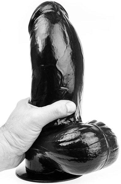 Domestic Partner Grenadier XL Schwarz 29cm - Extra dicker Anal-Dildo 1