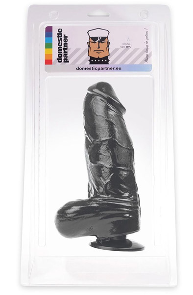 Domestic Partner Panzer XL Schwarz 29,5 cm - Extra dicker Anal-Dildo 3