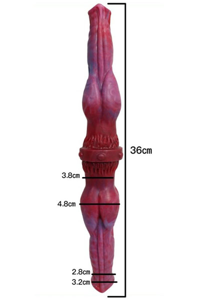 Doppel Dildo Dragon 35 cm - Doppel-Dildo 5