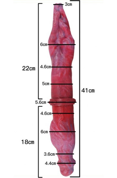 DoppelPlayz Monster Hand Doppeldildo 41 cm - Monster-Dildo 2