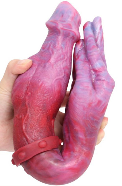 DoppelPlayz Monster Hand Doppeldildo 41 cm - Monster-Dildo 4