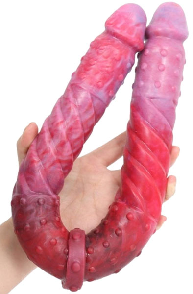 DoublePlayz Doppeldildo Duo Twist 53 cm - Doppel-Dildo 1