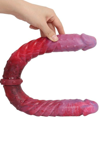 DoublePlayz Doppeldildo Duo Twist 53 cm - Doppel-Dildo 2