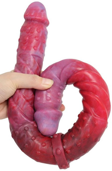 DoublePlayz Doppeldildo Duo Twist 53 cm - Doppel-Dildo 3