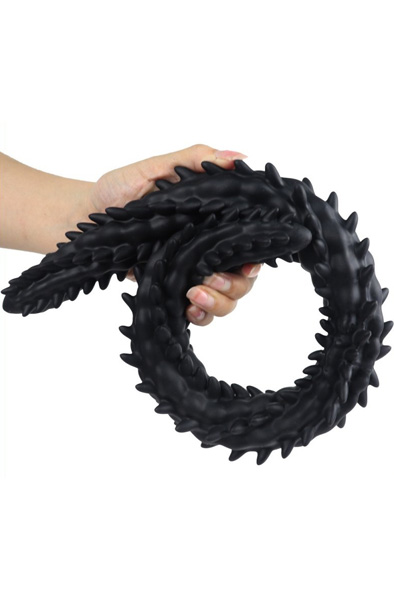 DoublePlayz Doppeldildo Scolop Schwarz 40 cm - Extra langer Anal-Dildo 2
