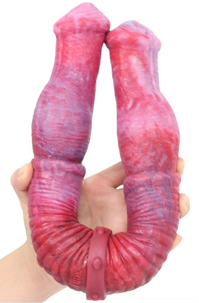 DoublePlayz Wolf Doppeldildo 48 cm - Monster-Dildo 2