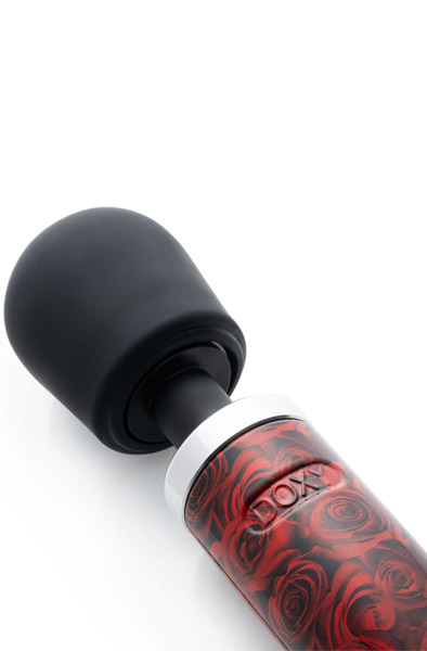 Doxy Die Cast Wand-Massagegerät mit Rosenmuster - Zauberstab/Massagestab 2