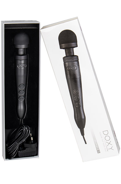 Doxy Number 3 Mattschwarz - Zauberstab/Massagestab 4