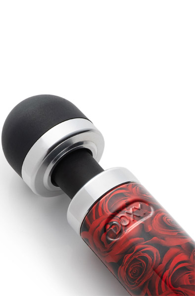 Doxy Number 3 Wand-Massagegerät mit Rosenmuster - Zauberstab/Massagestab 2