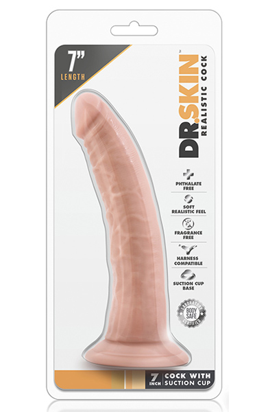 Dr. Skin Dildo mit Saugnapf Vanille 19 cm - Dildo 2