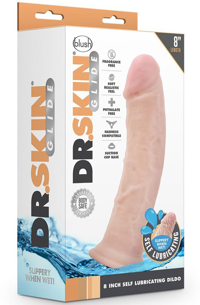 Dr. Skin Selbstschmierender Dildo 20cm - Selbstschmierender Dildo 3