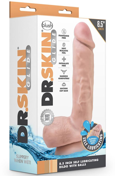 Dr. Skin Selbstschmierender Dildo 21,5 cm - Selbstschmierender Dildo 3