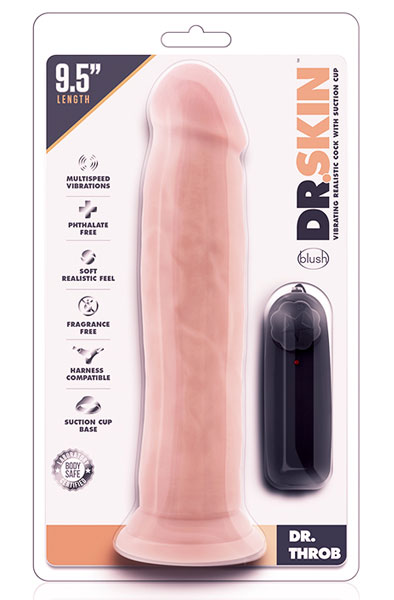 Dr. Throb Vibrationspenis 24cm - Vibrierender Dildo 2