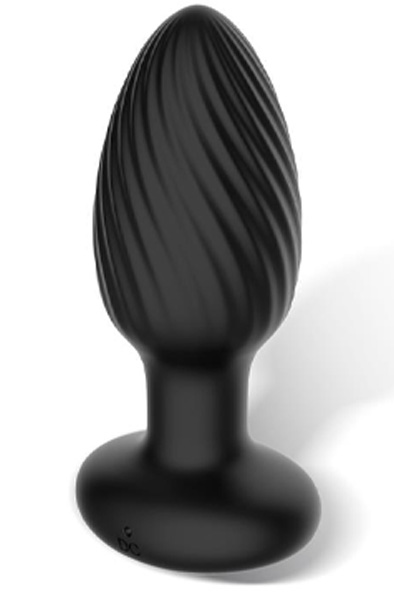 Drago Vibrations-Analplug 360º Twister & Fernbedienung - Vibrierender Analplug 4