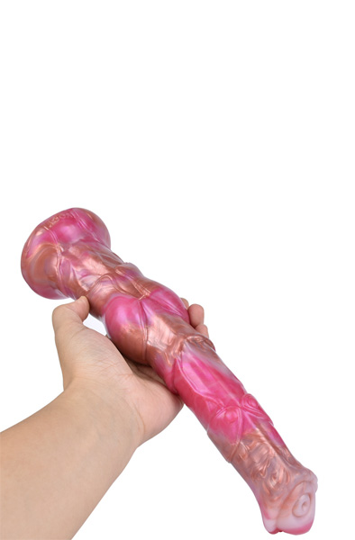 Dragonfire Dildo Pink 30,5 cm - Drachen-Dildo 3