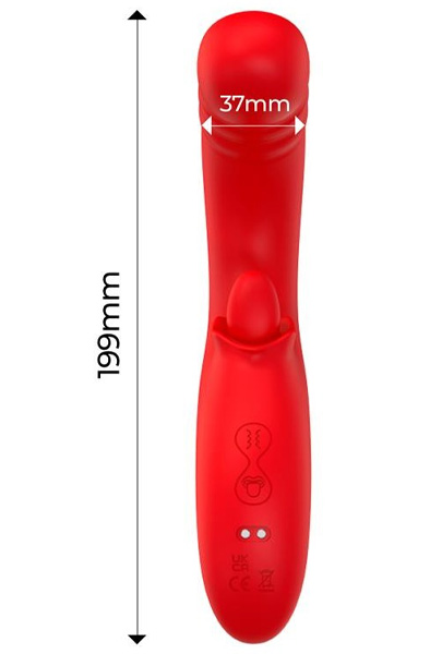 Drako Vibe mit stoßender und leckender Zunge - Vibrator 5