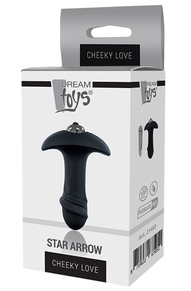 Dream Toys Einzelgeschwindigkeits-Sternpfeil-Plug - Vibrierender Analplug 2