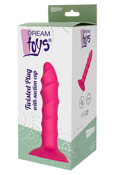 Dream Toys Gedrehter Plug mit Saugnapf - Analplug 2