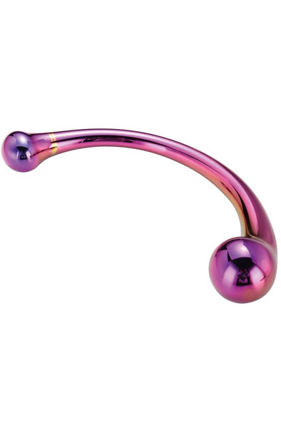 Dream Toys Glamour Glas Gebogener Großer Wand - Glas-Dildo 2