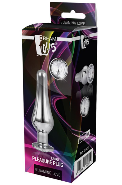 Dream Toys Glänzender Großer Lust-Plug - Analplug aus Metall 3