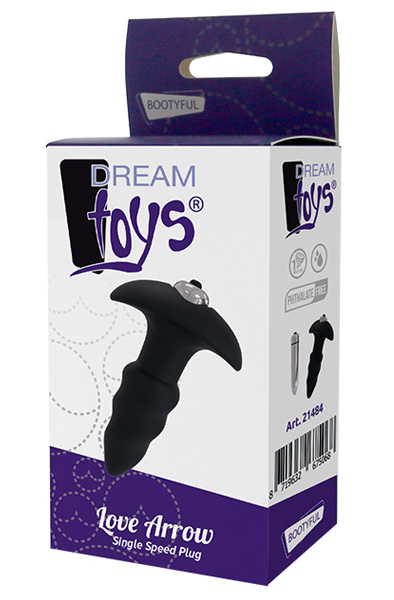 Dream Toys Love Arrow Einzelgeschwindigkeits-Plug - Vibrierender Analplug 2
