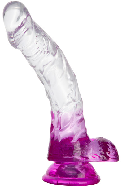 Dual Color Gebogener Dildo Pink 18 cm - Dildo 1