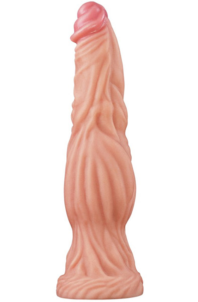 Dual-Layered Natur Schwanz Silikon 24,5 cm - Dildo 1