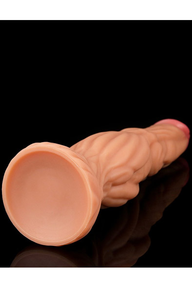 Dual-Layered Natur Schwanz Silikon 24,5 cm - Dildo 4