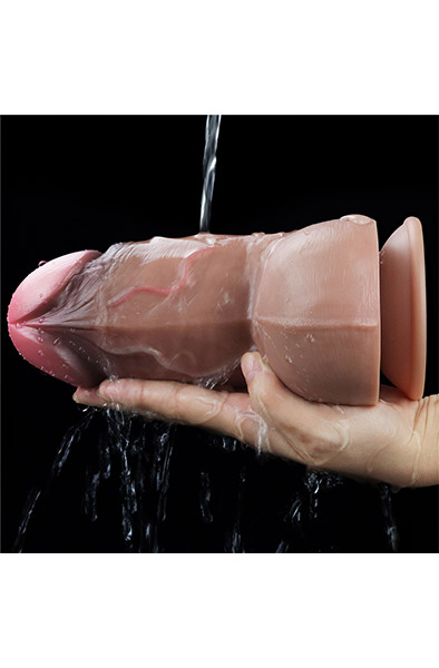 Dual-Layered Silikon Nature Cock 18 cm - XL Dildo 3