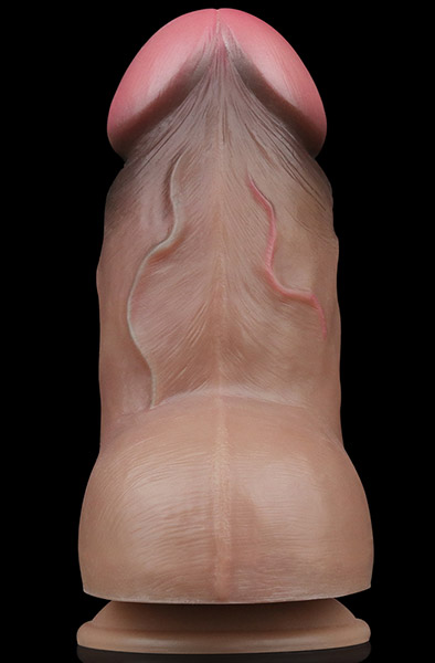 Dual-Layered Silikon Nature Cock 18 cm - XL Dildo 5