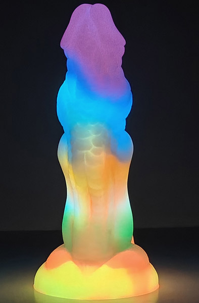 Dullahan Leuchtender Dildo 20 cm im Dunkeln - Drachen-Dildo 2
