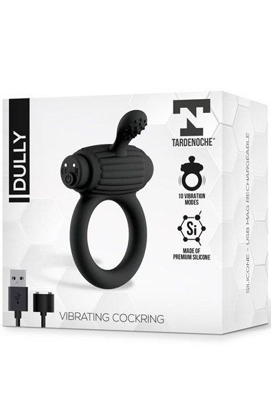 Dully Silikon-Vibrationspenisring mit USB - Vibrierender Penisring 4