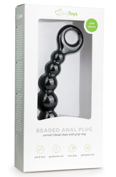 Easytoys Analplug mit Perlenstruktur 19 cm - Anal-Kugeln 3