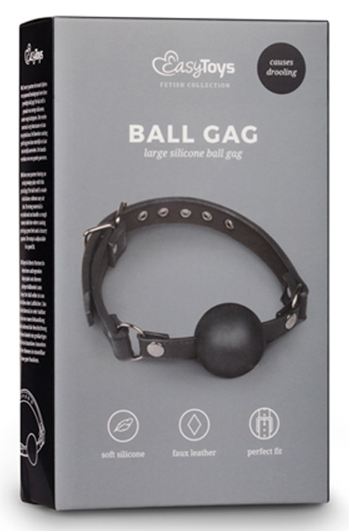 Easytoys Ballknebel mit großem Silikonball - Knebelball 2