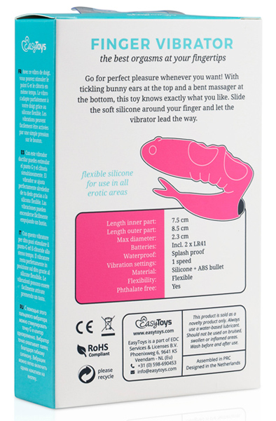 Easytoys Finger-Vibrator Pink - Finger-Vibrator 3