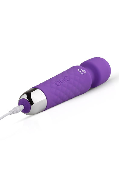 Easytoys Mini-Wand-Vibrator Lila - Zauberstab/Massagestab 2